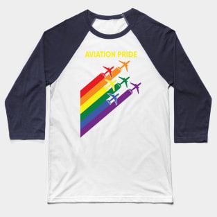 Aviation Pride Baseball T-Shirt